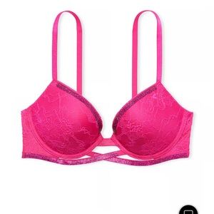 Victoria’s Secret Very Sexy Shine Chain Strap Lace Push-Up Bra